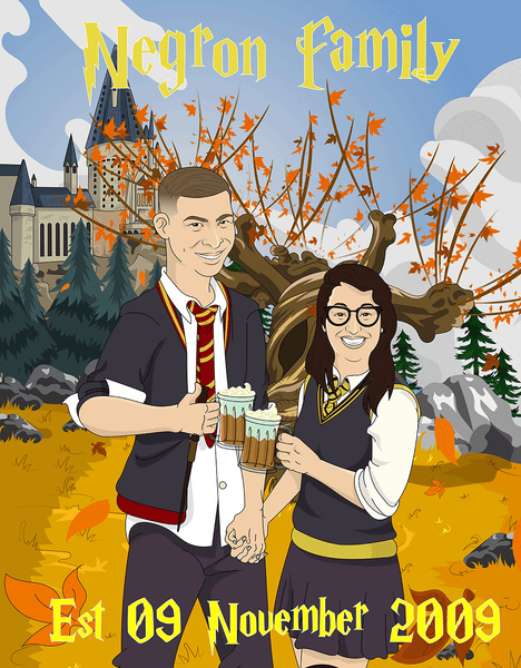 Witches And Wizards Custom Portrait