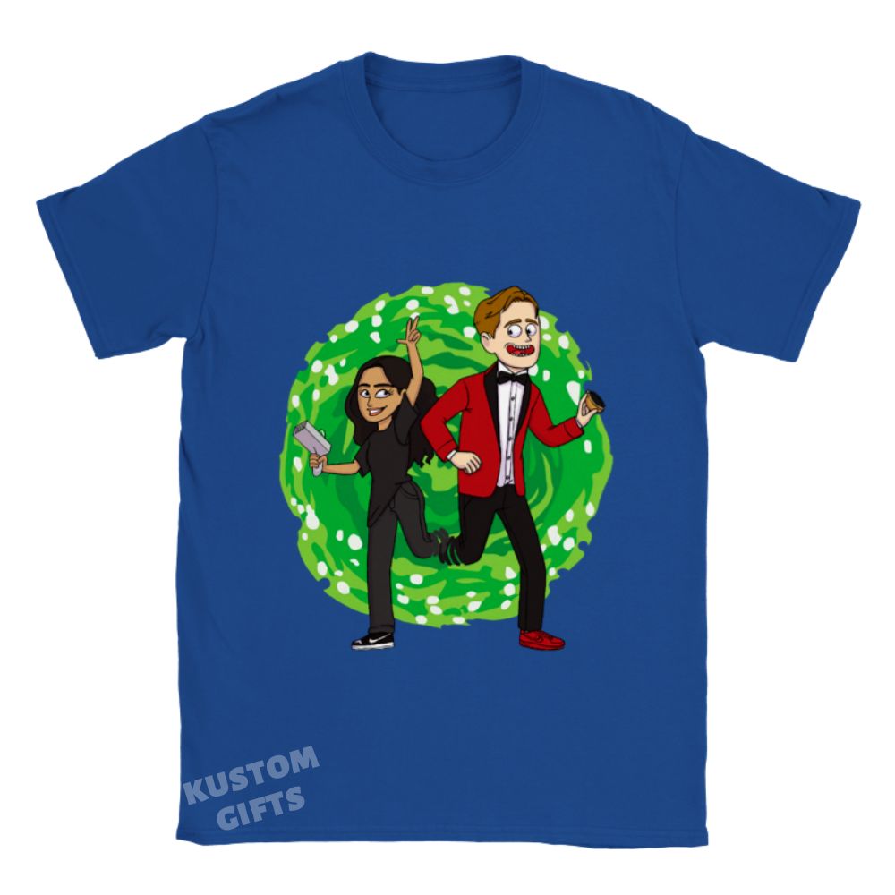 Rick and Morty Custom T-shirt - Green Portal