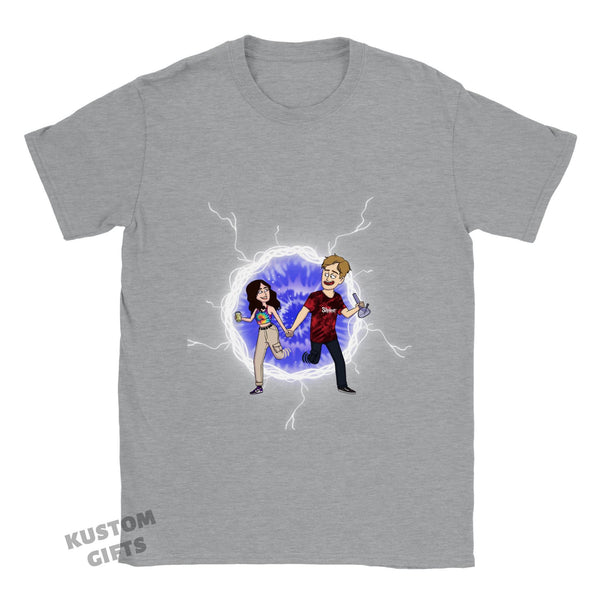 Rick and Morty Custom T-Shirt - Galaxy World