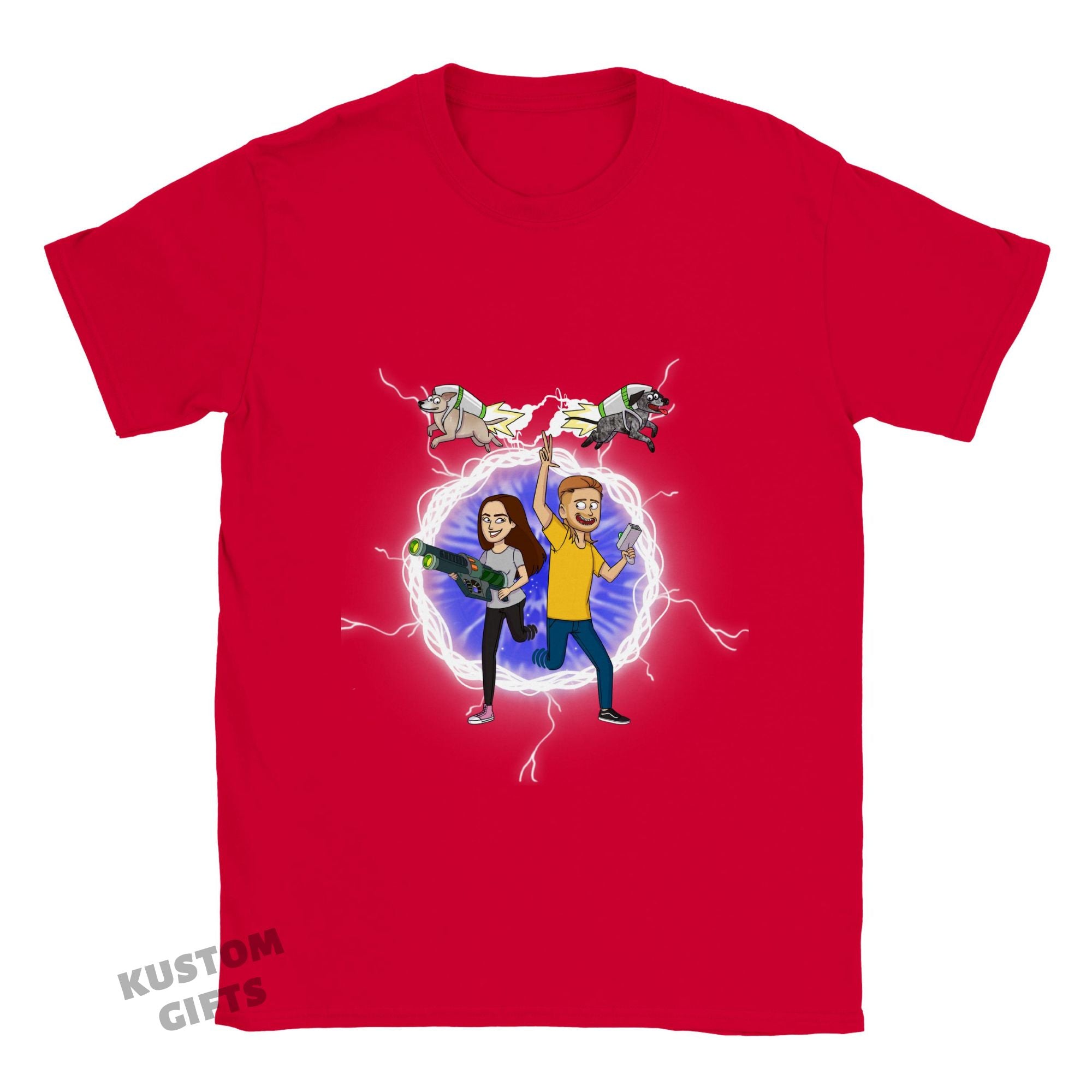 Rick and Morty Custom T-Shirt - Galaxy World
