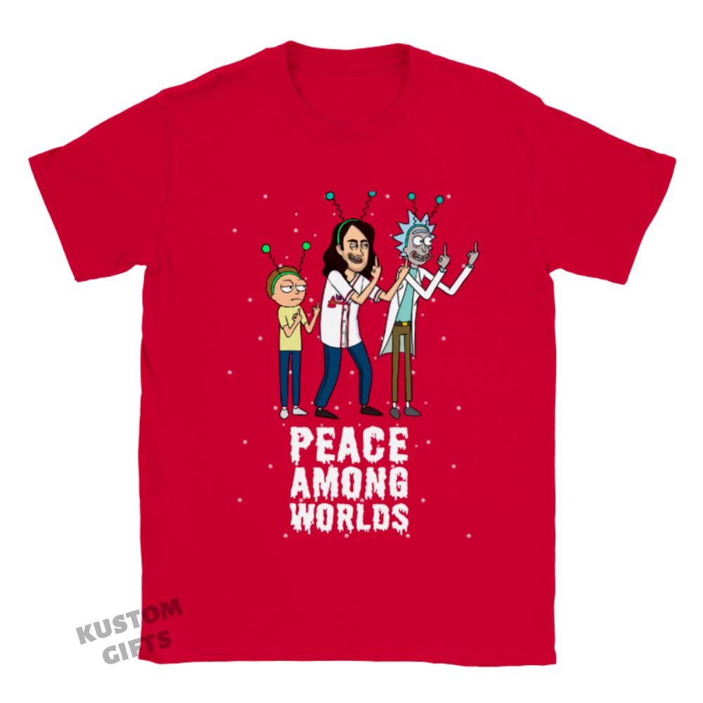 Rick and Morty Peace Among Worlds Custom T Shirt Kustom Gifts
